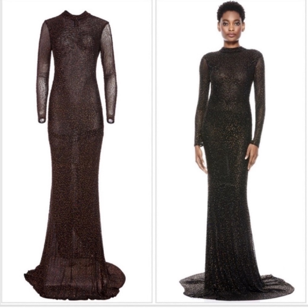 Alice and Olivia "Delora Embellished Gown"